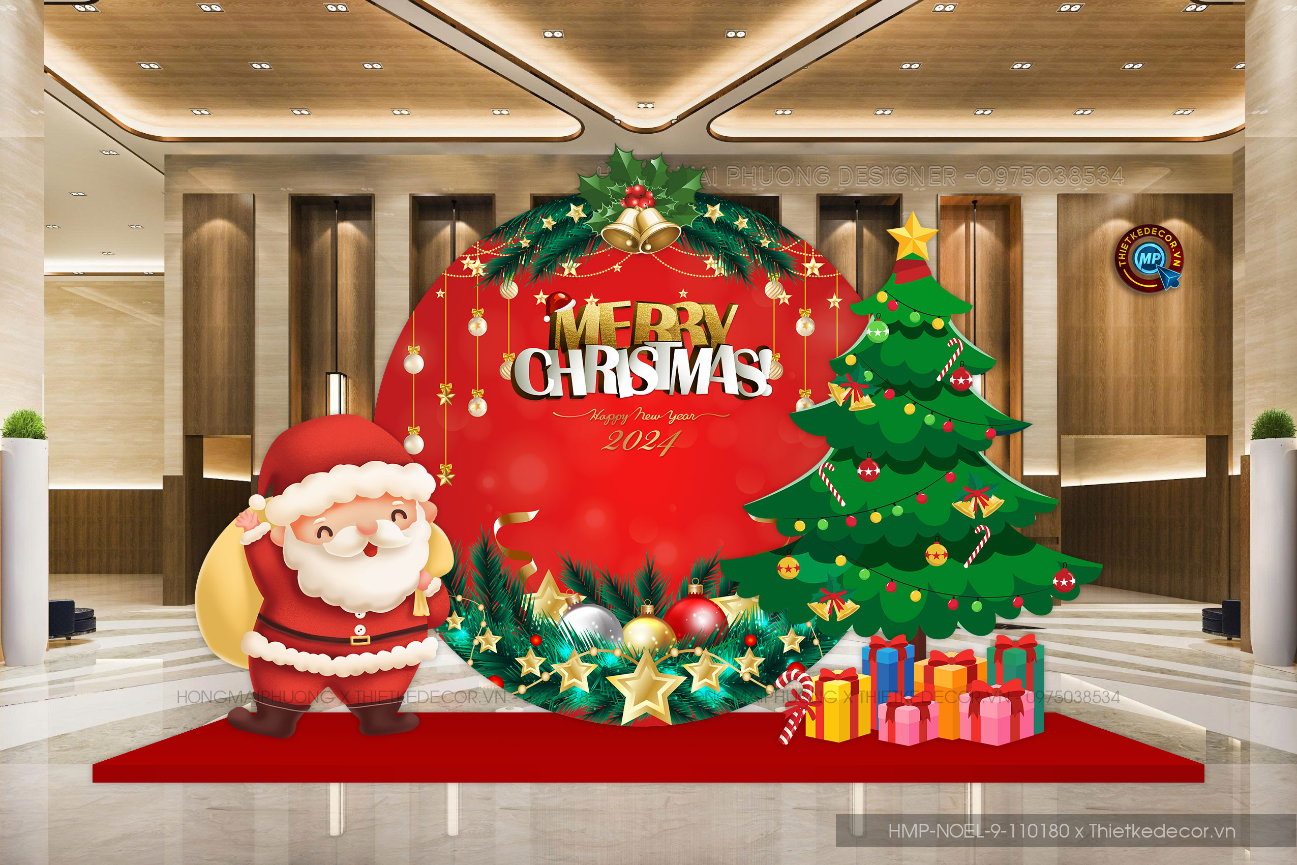 File thiết kế trang trí Giáng sinh Noel Merry Chrismas, checkin trường học, TTTM, chung cư, nhà hàng, khách sạn, quán cà phê...